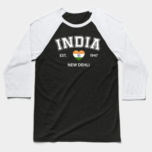 India Baseball T-Shirt